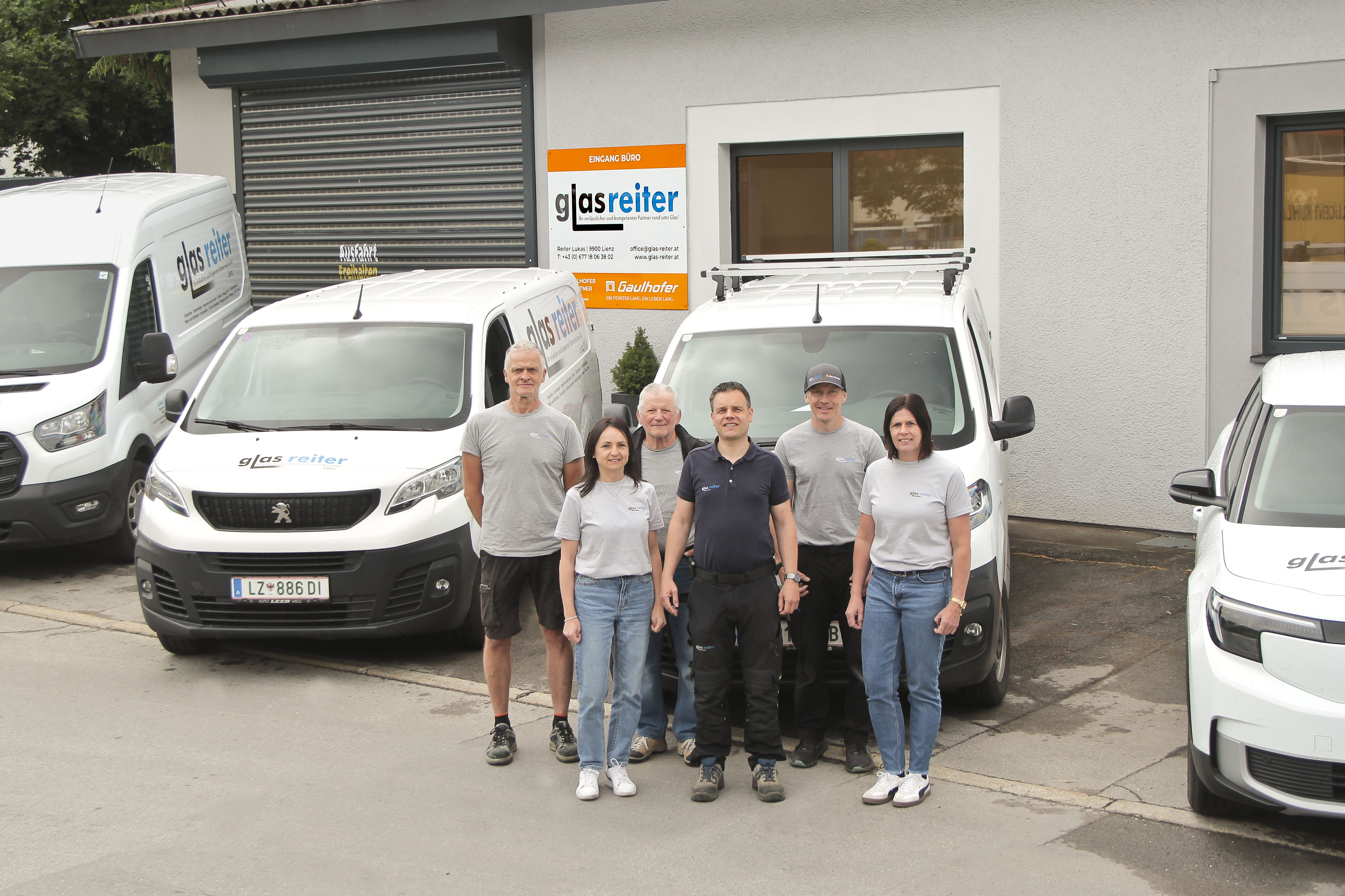 Unser Team bei glasReiter